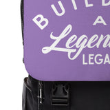 Building A Legendary Legacy Purple Backpack