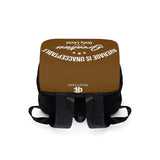 Average Is Unacceptable Brown Backpack