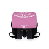 Average Is Unacceptable Pink Backpack