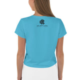 Relentless Commitment Electric Blue Crop Tee