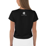 Relentless Commitment Black Crop Tee