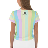 In Living Color Crop Tee