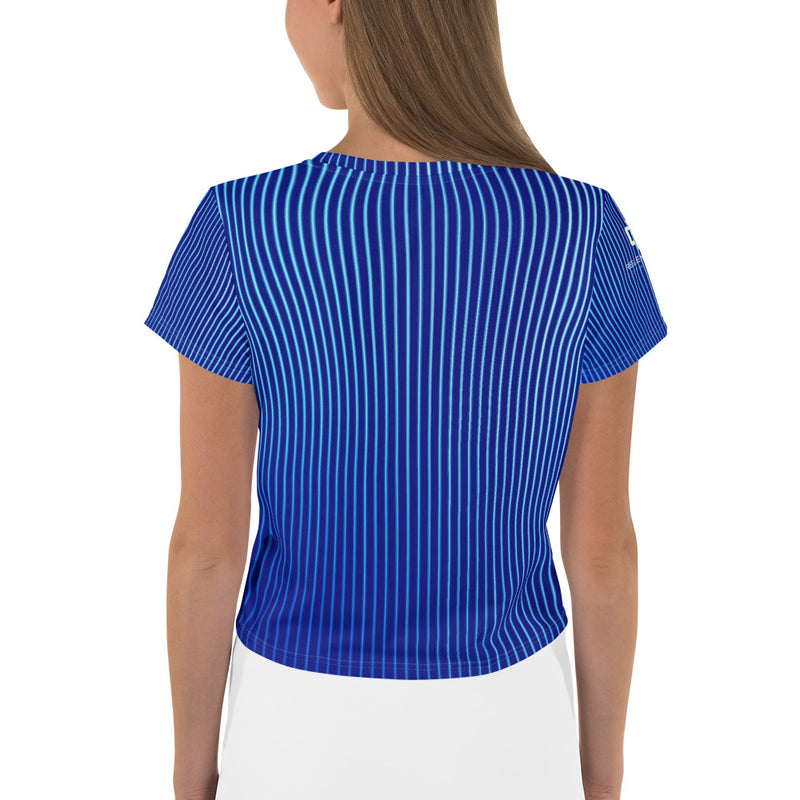 Beauty In The Blue Crop Tee