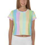 In Living Color Crop Tee