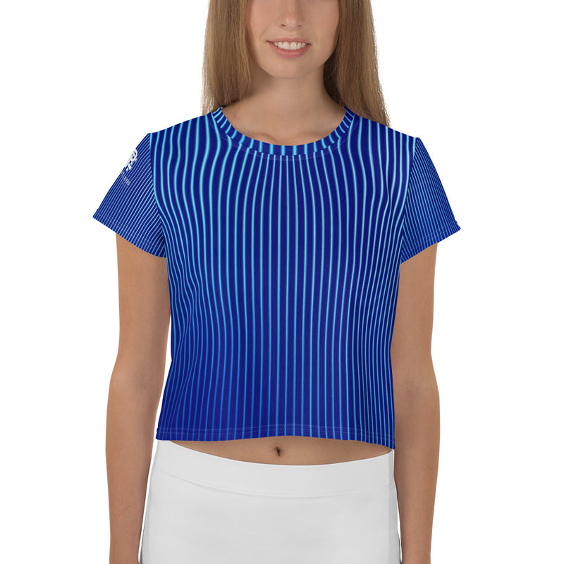 Beauty In The Blue Crop Tee