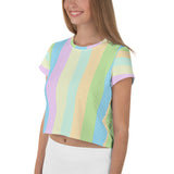 In Living Color Crop Tee