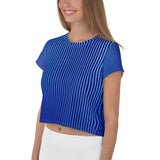 Beauty In The Blue Crop Tee