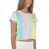 In Living Color Crop Tee