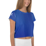 Beauty In The Blue Crop Tee