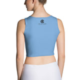 Relentless Commitment Powder Blue Crop Tank Top
