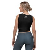 Relentless Commitment Black Crop Tank Top