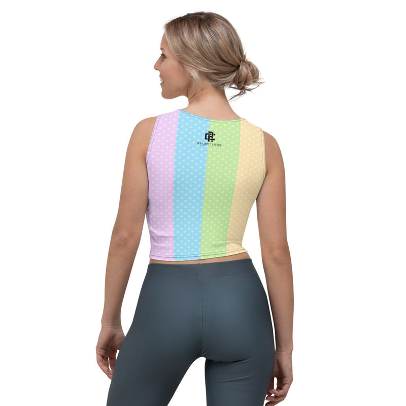 In Living Color Crop Tank Top