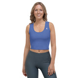 Relentless Commitment Cobalt Blue Crop Top Tank