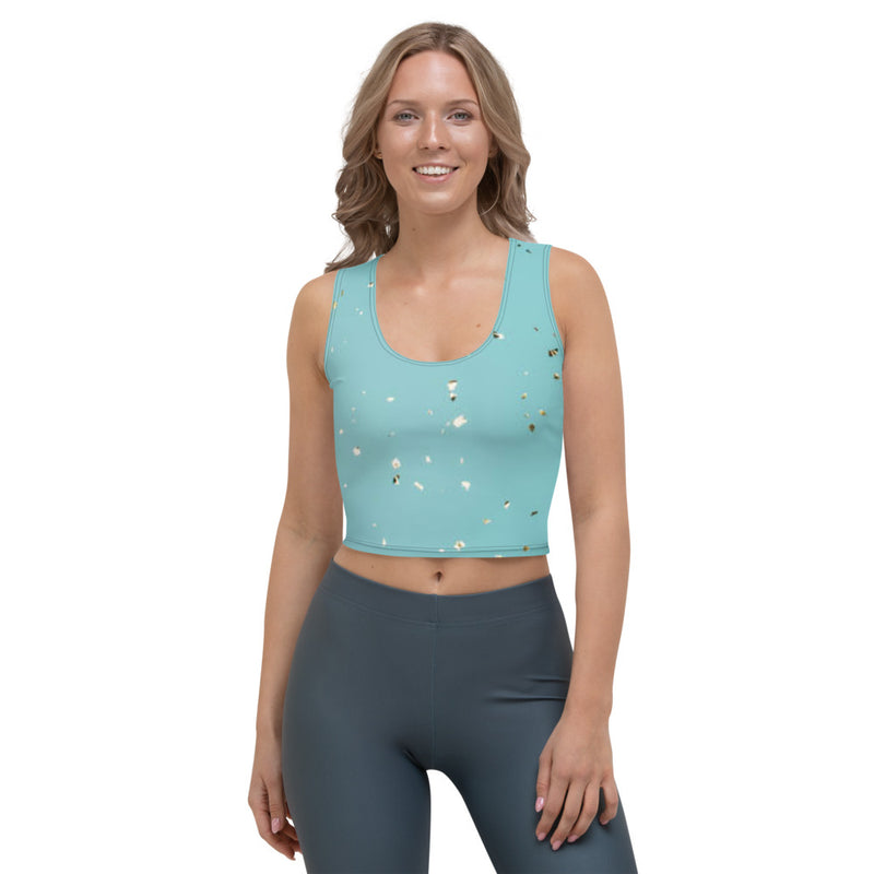 Tilleul Teal Crop Tank Top
