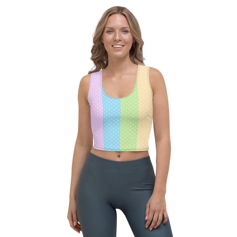 In Living Color Crop Tank Top