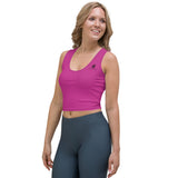 Relentless Commitment Hot Pink Crop Tank Top