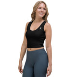 Relentless Commitment Black Crop Tank Top