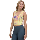Pin Stripe Alabaster Tank Crop Top