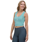 Tilleul Teal Crop Tank Top