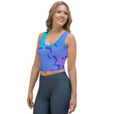 Puzzle Me Crop Tank Top