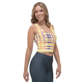 Pin Stripe Alabaster Tank Crop Top