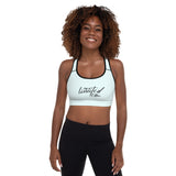I'm A Limited Edition Padded Sports Bra - Sky Blue