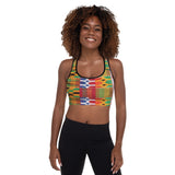 Kente Dae Padded Sports Bra