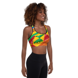 Mooi Motherland Kente Padded Sports Bra