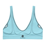 Relentless Commitment Icy Blue Sports Bra Top
