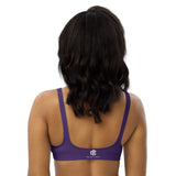 Relentless Commitment Deep Purple Sports Bra Top