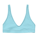 Relentless Commitment Icy Blue Sports Bra Top