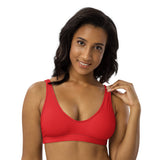 Relentless Commitment Cardinal Red Sports Bra Top
