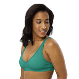 Teal Bikini Sports Bra