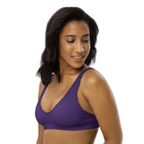 Relentless Commitment Deep Purple Sports Bra Top