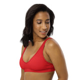 Relentless Commitment Cardinal Red Sports Bra Top
