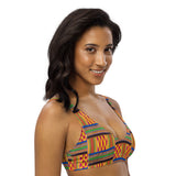 Kente Aso Padded Bikini Top