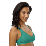 Teal Bikini Sports Bra