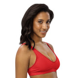 Relentless Commitment Cardinal Red Sports Bra Top