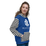 Relentless Commitment Unisex Hoodie Blue