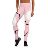 Relentless Commitment Pretty Pink Lines Yoga Leggings