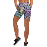 Rainbow Cheetah High Waisted Shorts