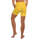 Make Your Mark High Waisted Shorts Mustard