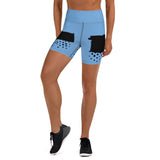 Sting Like A Bee Blue Shorts