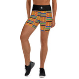 Kente Aso High Waisted Shorts