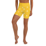 Make Your Mark High Waisted Shorts Mustard