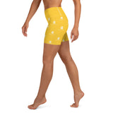 Make Your Mark High Waisted Shorts Mustard