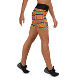 Kente Aso High Waisted Shorts
