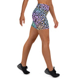 Rainbow Cheetah High Waisted Shorts