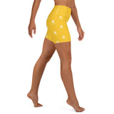 Make Your Mark High Waisted Shorts Mustard
