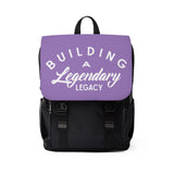 Building A Legendary Legacy Purple Backpack